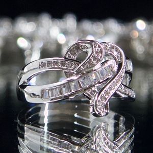 925 14kt Gold Dipped Heart Baguette Channel Ring